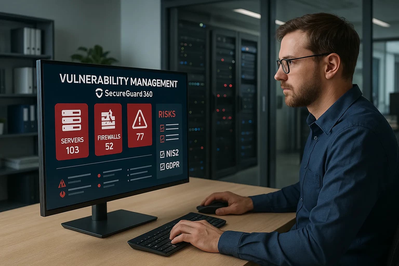 SecureGuard360 – Schwachstellen erkennen, Risiken minimieren. Ein Service von DotFox